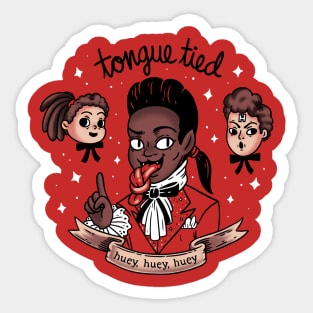 Tongue Tied Sticker